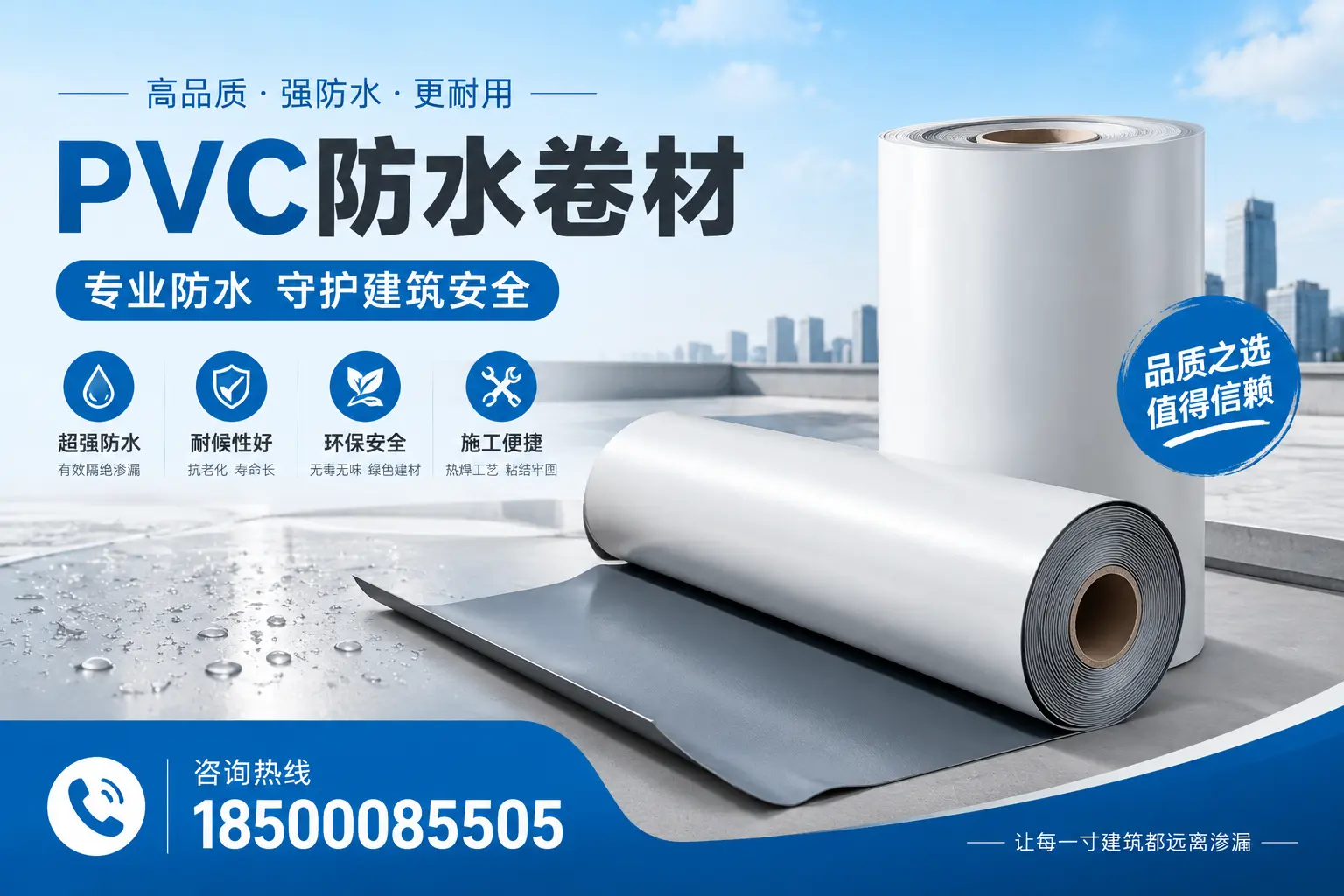 河源地区pvc防水卷材的市场现状与发展趋势